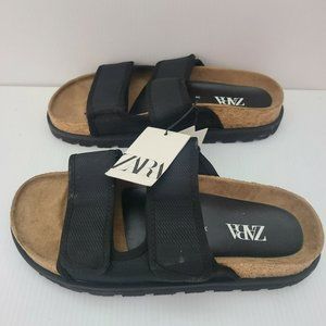 Zara | Shoes | Zara Men Hoop Ank Loop Fastening Sandals